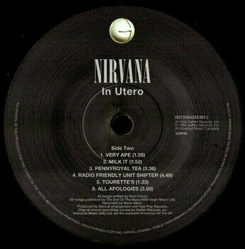 Disco de vinilo Nirvana - In Utero (LP) - 4