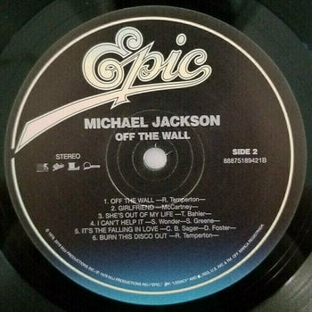 Vinyl Record Michael Jackson Off the Wall (LP) - 4