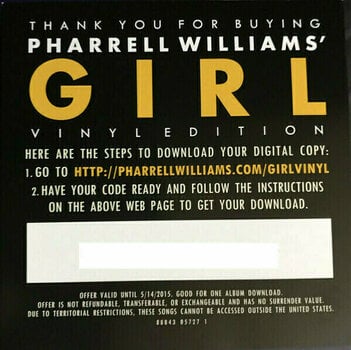 Vinyylilevy Pharrell Williams Girl (LP) - 10