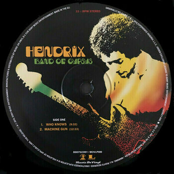 Vinyl Record Jimi Hendrix Band of Gypsys (LP) - 6