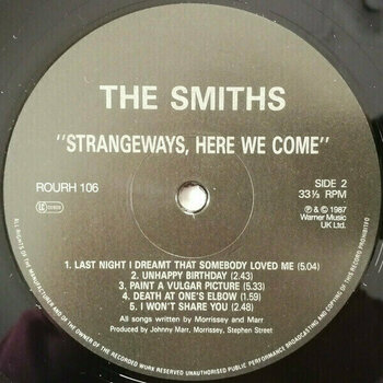 Vinyylilevy The Smiths - Strangeways (LP) - 6