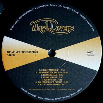 Disque vinyle The Velvet Underground - Andy Warhol (feat. Nico) (LP) - 3