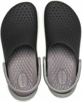 Детски обувки Crocs Kids' LiteRide Clog Black/White 33-34 - 4