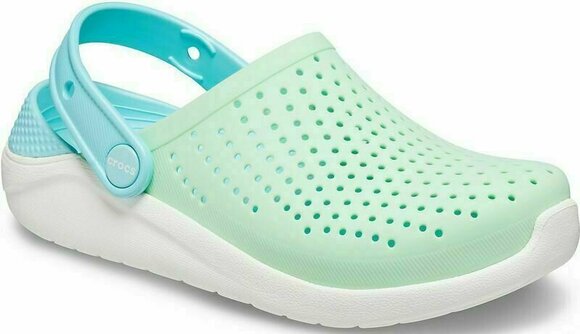 Детски обувки Crocs Kids' LiteRide Clog Neo Mint/White 30-31 - 2