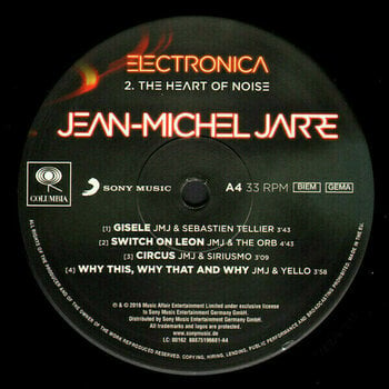 Disque vinyle Jean-Michel Jarre Electronica 2: The Heart of Noise (2 LP) - 7