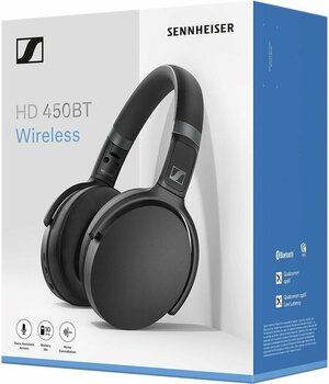 Wireless On-ear headphones Sennheiser HD 450BT Black - 5