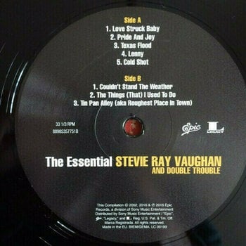 Vinyl Record Stevie Ray Vaughan Essential Stevie Ray Vaughan & Double Trouble (2 LP) - 4