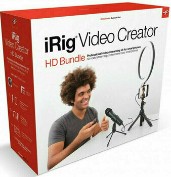 Microphone for Smartphone IK Multimedia iRig Mic Video Creator HD Bundle (Pre-owned) - 7