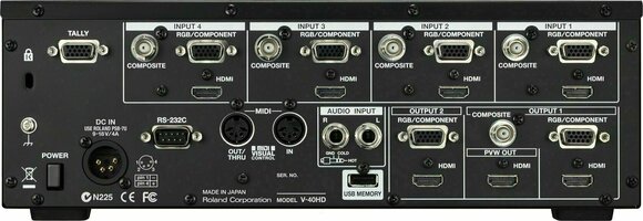 Mesa de mistura de vídeo/AV Roland V-40HD - 3