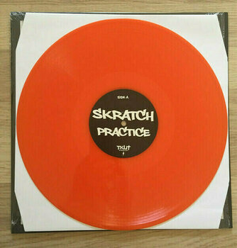 Vinyl Record Dj T-Kut - Scratch Practice (Orange Coloured) (12" Vinyl) - 2