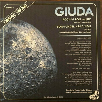 Disque vinyle Giuda - Rock N Roll Music (Green Coloured) (7" Vinyl) - 3