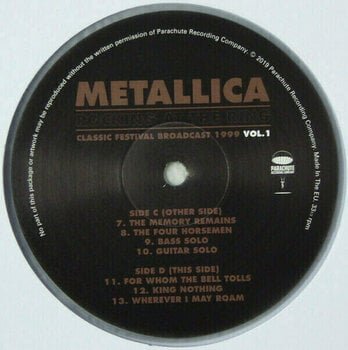 LP Metallica - Rocking At The Ring Vol.1 (Limited Edition) (2 LP) - 6