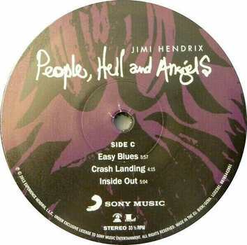Vinylskiva Jimi Hendrix People, Hell & Angels (2 LP) - 8