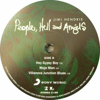 Vinyl Record Jimi Hendrix People, Hell & Angels (2 LP) - 9