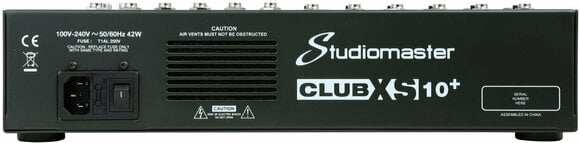 Смесителен пулт Studiomaster Club XS10+ - 2