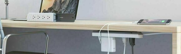 Power Cable PowerCube PowerStrip Modular Switch 1,5m + USB modul + PowerStrip Rail White 1,5 m - 4