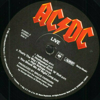 Vinyl Record AC/DC - Live '92 (Reissue) (2 LP) - 3