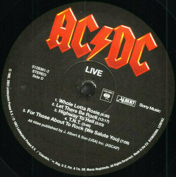 Vinyl Record AC/DC - Live '92 (Reissue) (2 LP) - 4