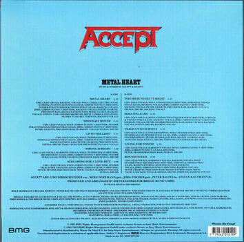 Vinyl Record Accept - Metal Heart (LP) - 6