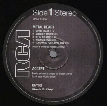 Δίσκος LP Accept - Metal Heart (LP) - 2