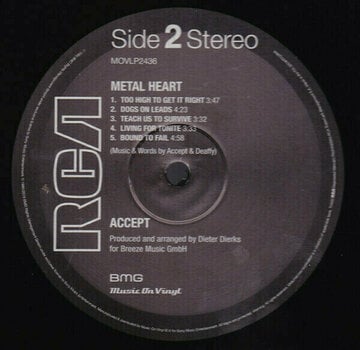 Schallplatte Accept - Metal Heart (LP) - 3