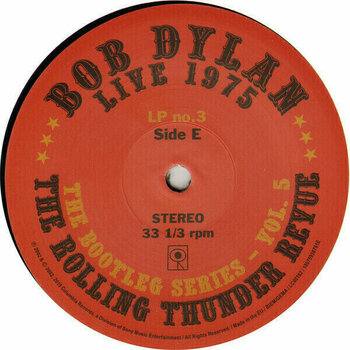 Vinyl Record Bob Dylan - Bootleg Series 5: Bob Dylan Live 1975, The Rolling Thunder Revue (3 LP) - 6
