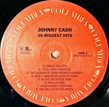 Vinyl Record Johnny Cash - 16 Biggest Hits (LP) - 2