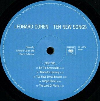 Disque vinyle Leonard Cohen - Ten New Songs (LP) - 4
