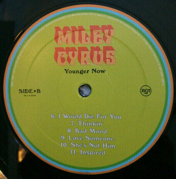 Vinyl Record Miley Cyrus Younger Now (LP) - 3