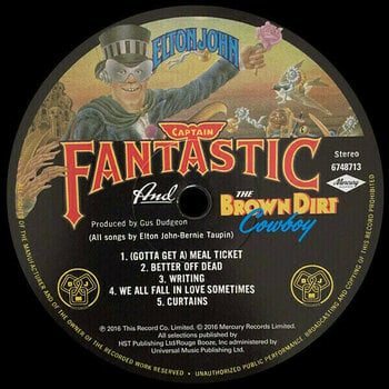 Vinyl Record Elton John - Captain Fantastic And... (LP) - 4