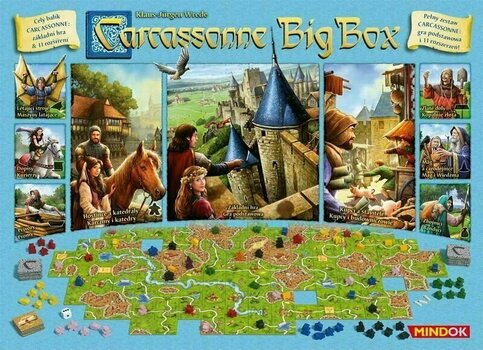 Gra stołowa MindOk Carcassonne: Big Box 2017 - 2