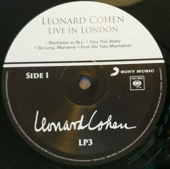 LP Leonard Cohen Live In London (3 LP) - 7