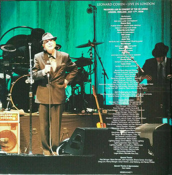 Vinyl Record Leonard Cohen Live In London (3 LP) - 12