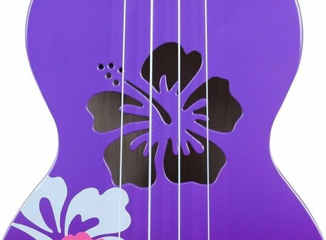 Sopránové ukulele Mahalo Hibiscus Sopránové ukulele Hibiscus Purple Burst - 4