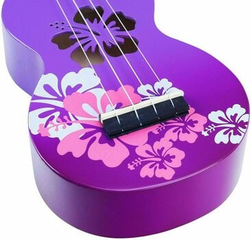 Sopránové ukulele Mahalo Hibiscus Sopránové ukulele Hibiscus Purple Burst - 2