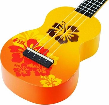 Sopránové ukulele Mahalo Hibiscus Sopránové ukulele Hibiscus Orange Burst - 5