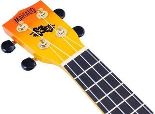 Soprano Ukulele Mahalo Hibiscus Hibiscus Orange Burst Soprano Ukulele - 6