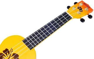 Soprano Ukulele Mahalo Hibiscus Hibiscus Orange Burst Soprano Ukulele - 7