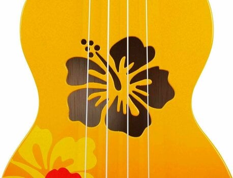 Sopran ukulele Mahalo Hibiscus Sopran ukulele Hibiscus Orange Burst - 9