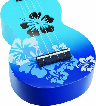 Szoprán ukulele Mahalo Hibiscus Szoprán ukulele Hibiscus Blue Burst - 5