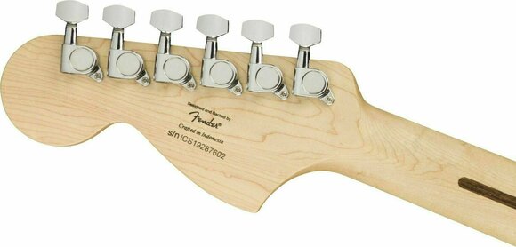Elektrische gitaar Fender Squier FSR Bullet Competition Mustang HH IL Arctic White with Black Stripes - 6