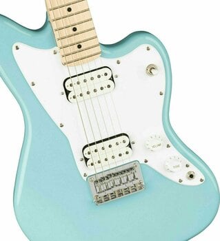 Електрическа китара Fender Squier Mini Jazzmaster HH MN Daphne Blue - 3