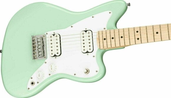 Electric guitar Fender Squier Mini Jazzmaster HH MN Surf Green - 4