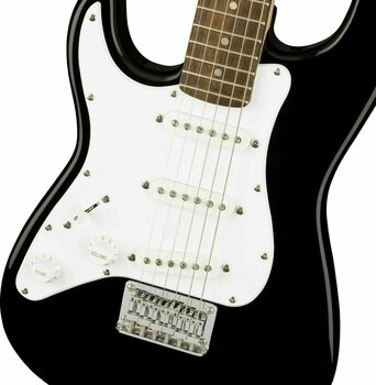 Guitare électrique Fender Squier Mini Stratocaster IL LH Noir - 3