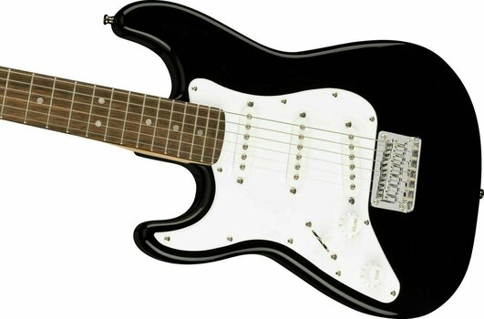Elektromos gitár Fender Squier Mini Stratocaster IL LH Fekete - 4