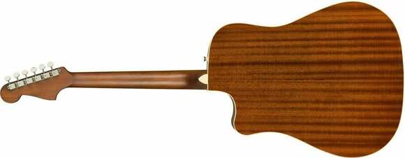 Dreadnought elektro-akoestische gitaar Fender Redondo Player Walnut Sunburst - 2