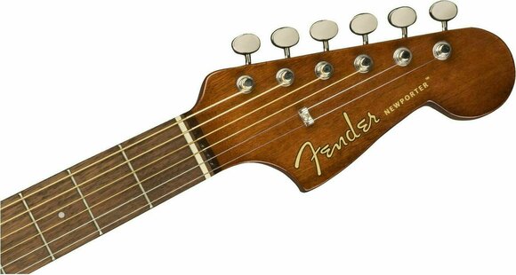 Jumbo elektro-akoestische gitaar Fender Newporter Player WN Natural - 5