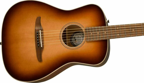 Elektro-akoestische gitaar Fender Malibu Classic Aged Cognac Burst - 4
