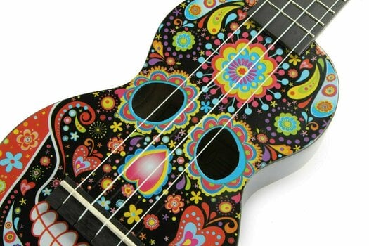 Sopran ukulele Mahalo MA1SK BK Sopran ukulele Skull Black - 2