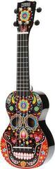 Soprano Ukulele Mahalo MA1SK BK Skull Black Soprano Ukulele - 5